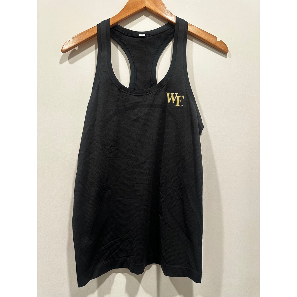 Lululemon Swiftly Tech Racerback Tank Top Wake Forest University Black Size 6
